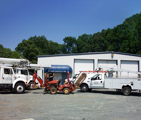 building and vehicles